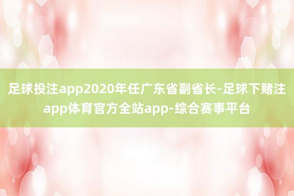 足球投注app2020年任广东省副省长-足球下赌注app体育官方全站app-综合赛事平台