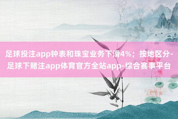 足球投注app钟表和珠宝业务下滑4%;按地区分-足球下赌注app体育官方全站app-综合赛事平台