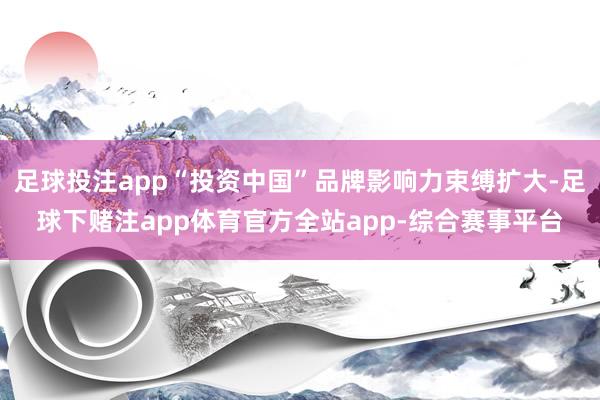 足球投注app“投资中国”品牌影响力束缚扩大-足球下赌注app体育官方全站app-综合赛事平台