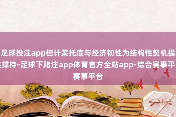 足球投注app但计策托底与经济韧性为结构性契机提供撑持-足球下赌注app体育官方全站app-综合赛事平台